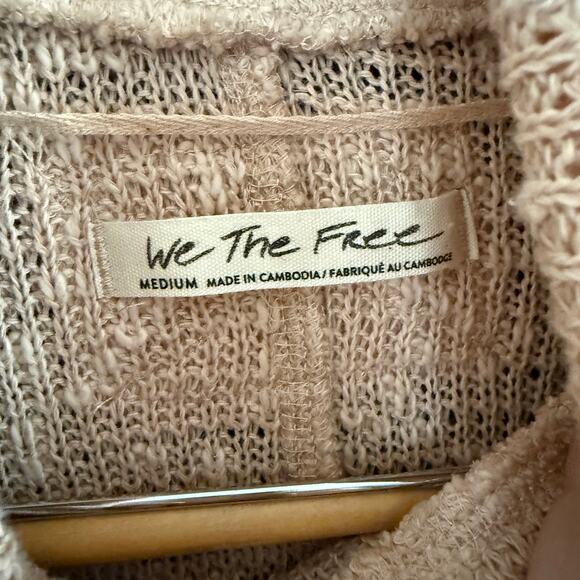 FREE PEOPLE | We The Free Tommy Turtleneck Sweater in Toasted Almond | medium - Picture 6 of 8